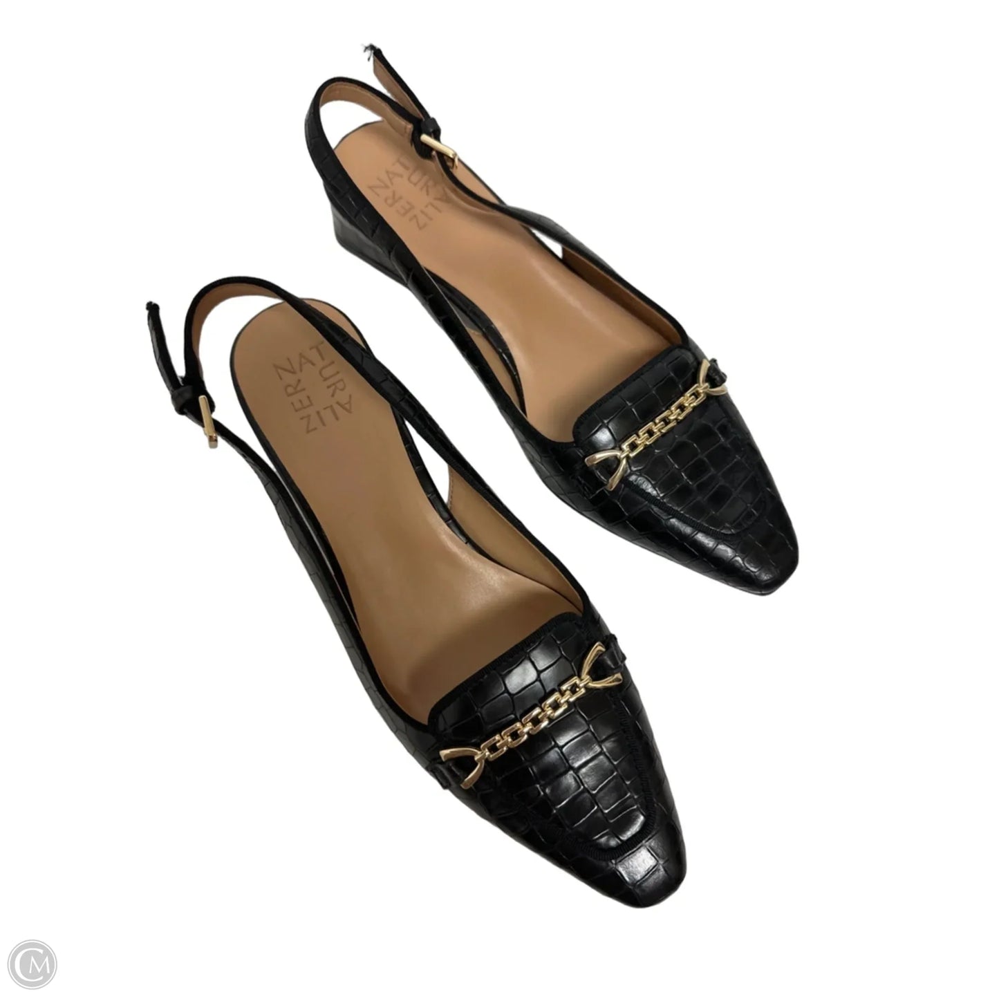 Sandals Heels Block By Naturalizer In Black, Size: 8.5