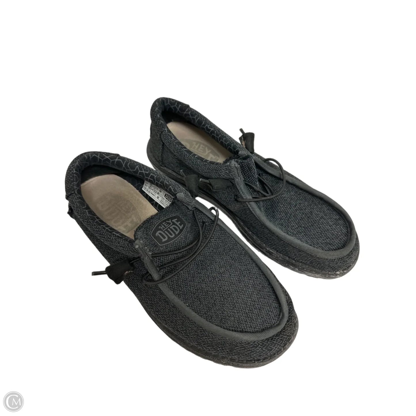 Shoes Flats By Hey Dude In Grey, Size: 10