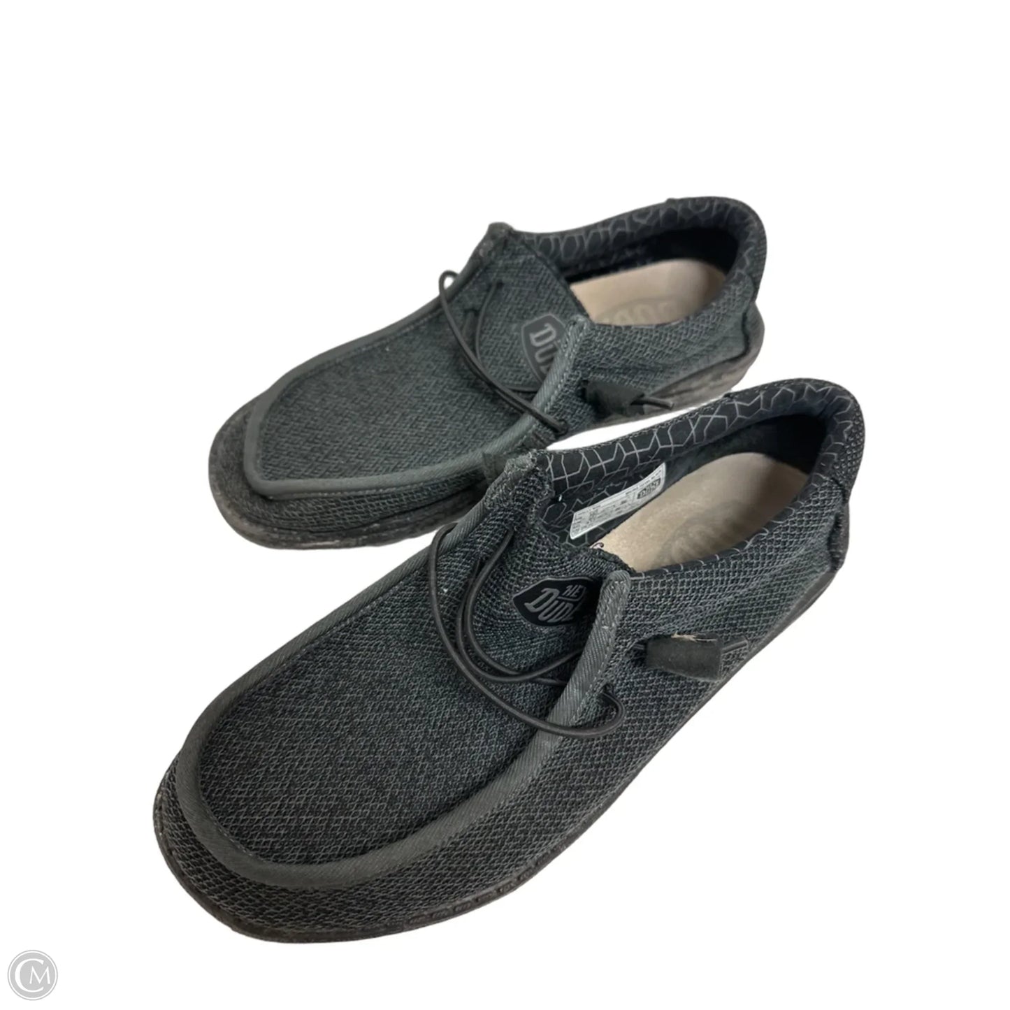 Shoes Flats By Hey Dude In Grey, Size: 10