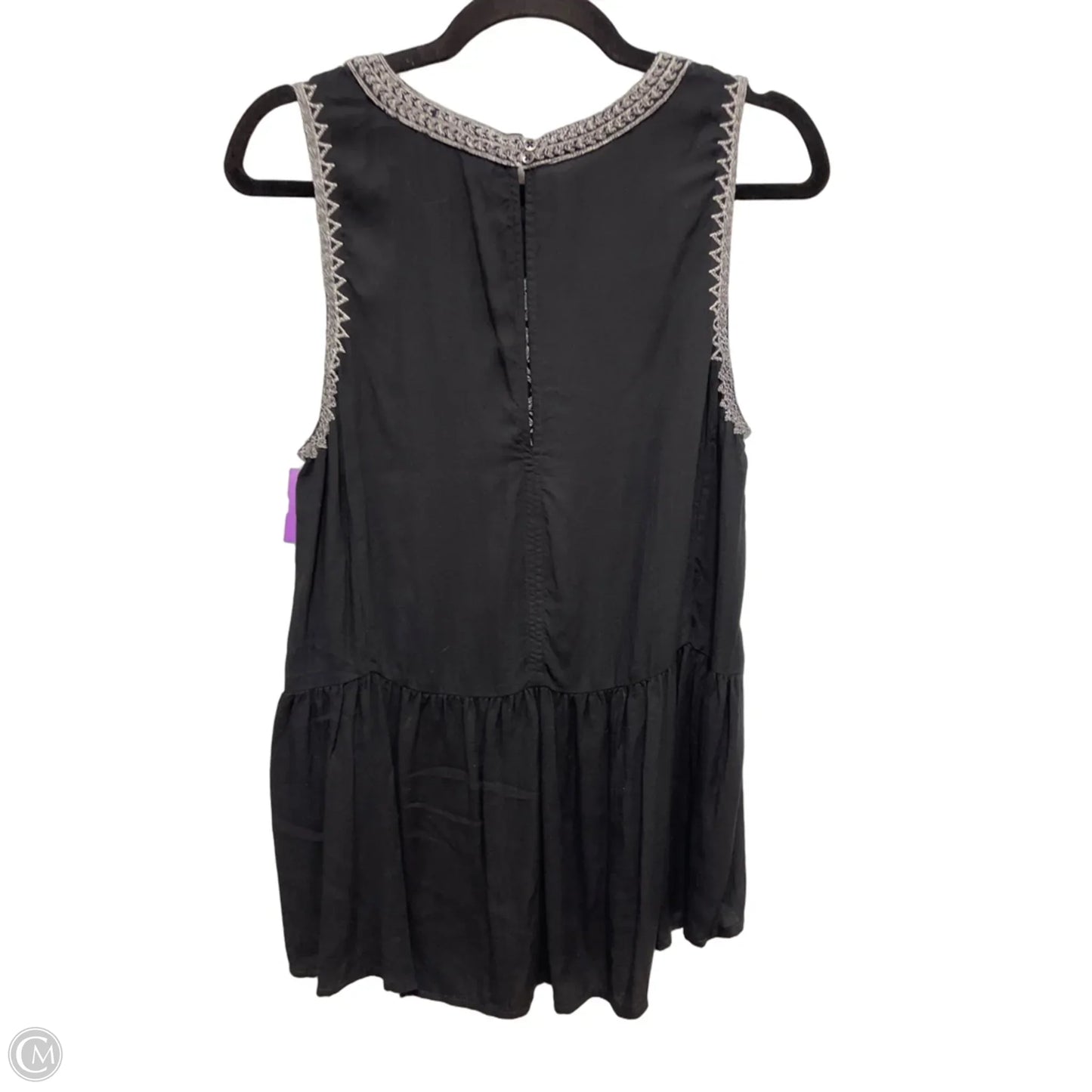 Top Sleeveless By Jessica Simpson In Black & White, Size: M