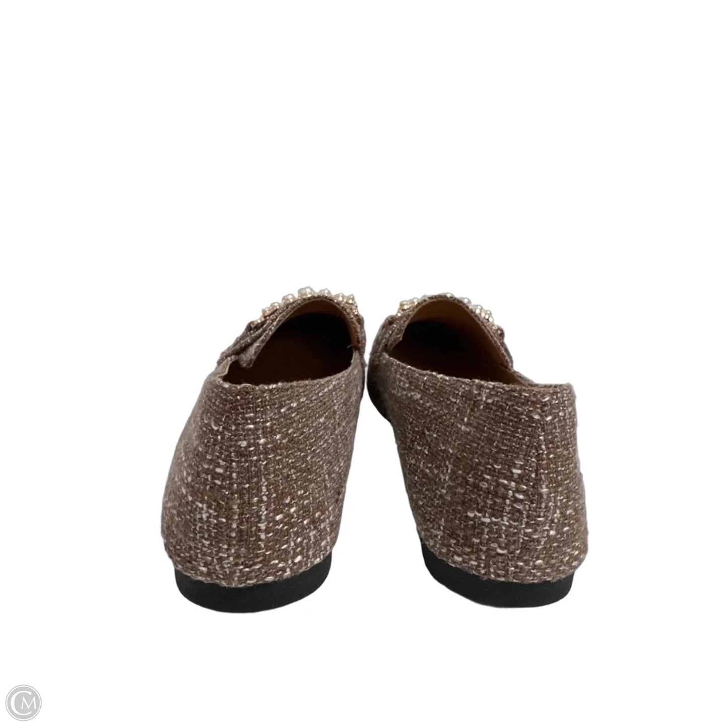 Shoes Flats By Clothes Mentor In Brown, Size: 9.5