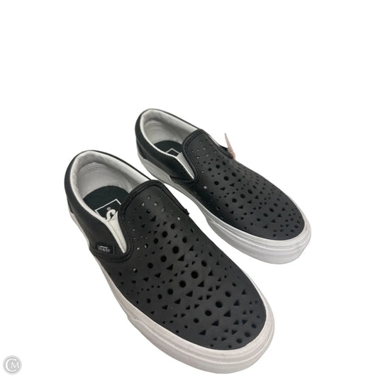 Shoes Flats By Vans In Black, Size: 5