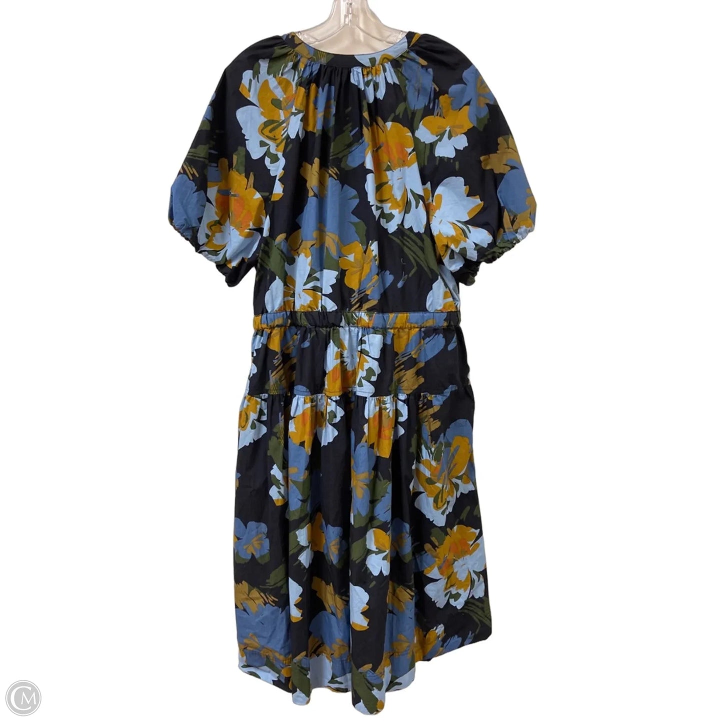 Dress Casual Maxi By Free Assembly In Blue & Green, Size: Xl