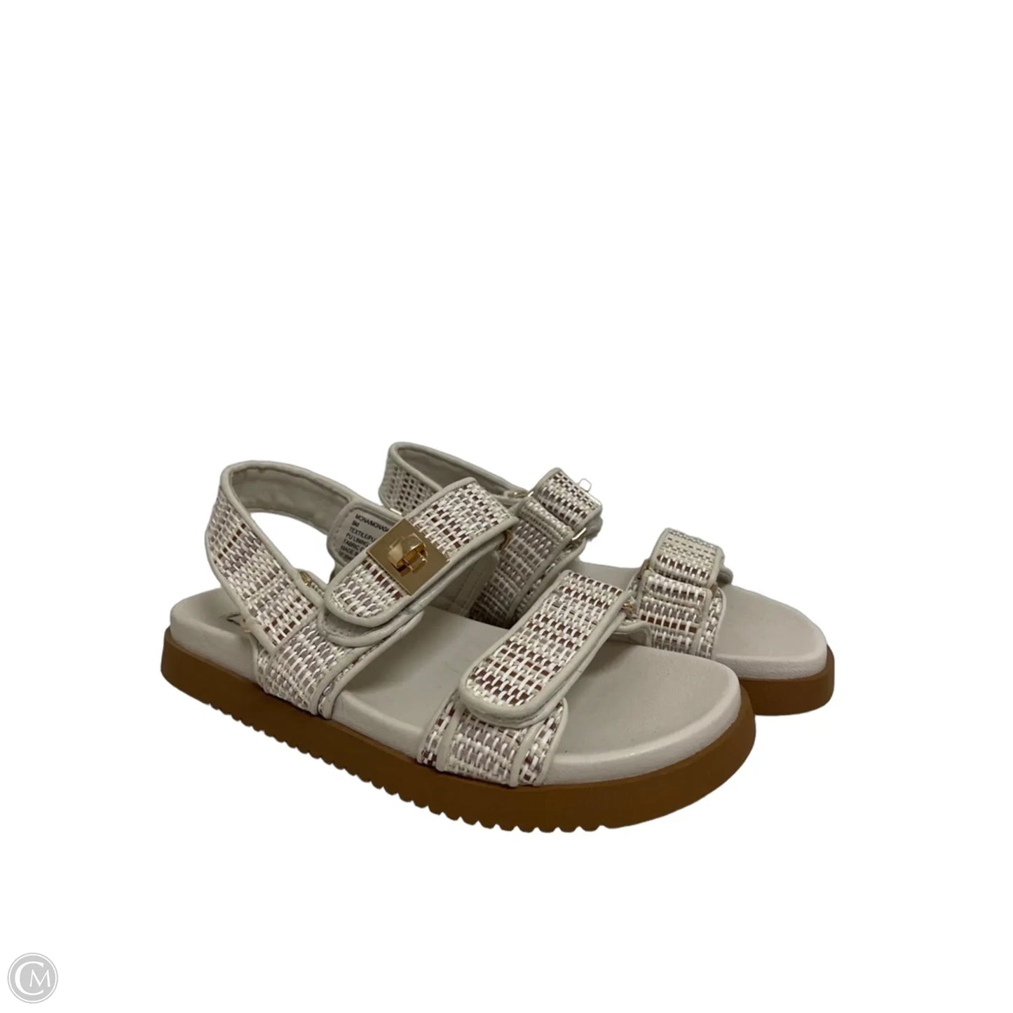 Sandals Flats By Steve Madden In Cream, Size: 8