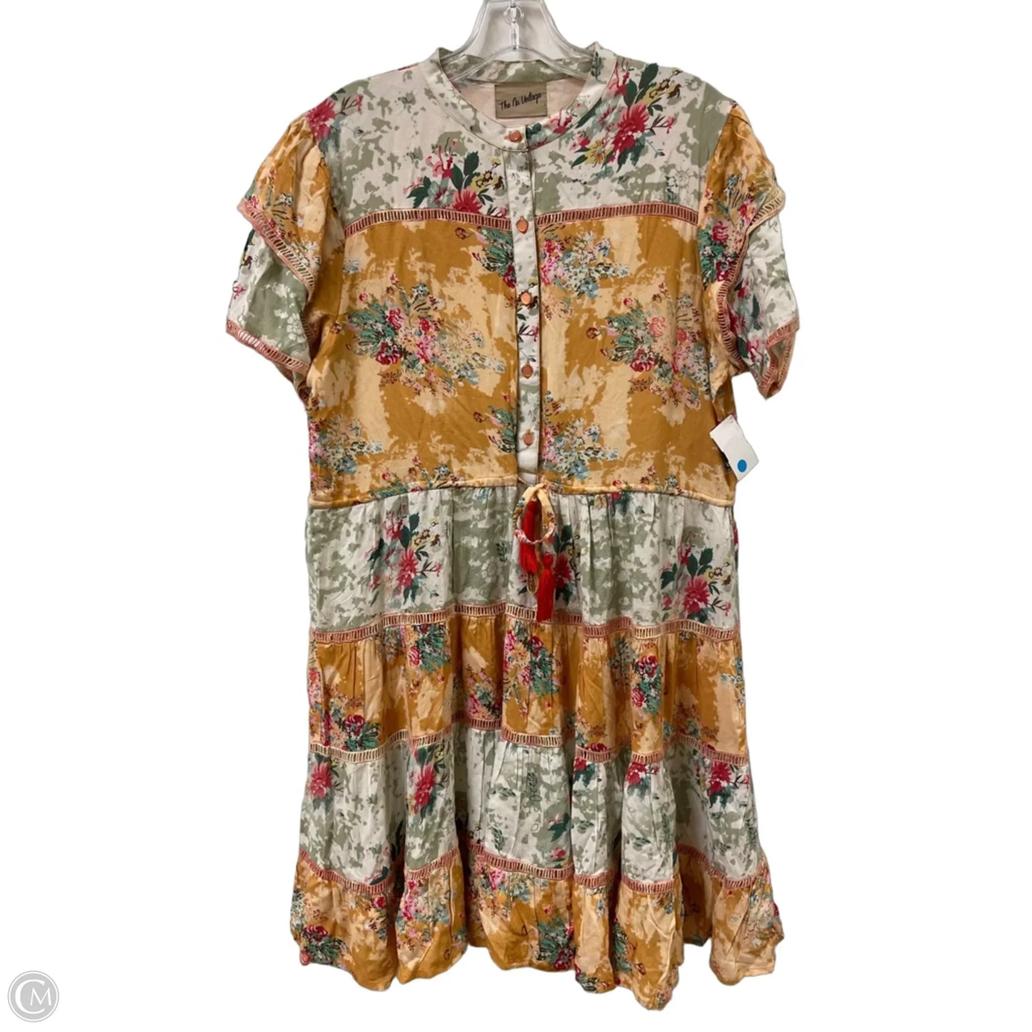 Dress Casual Short By Clothes Mentor In Floral Print, Size: M