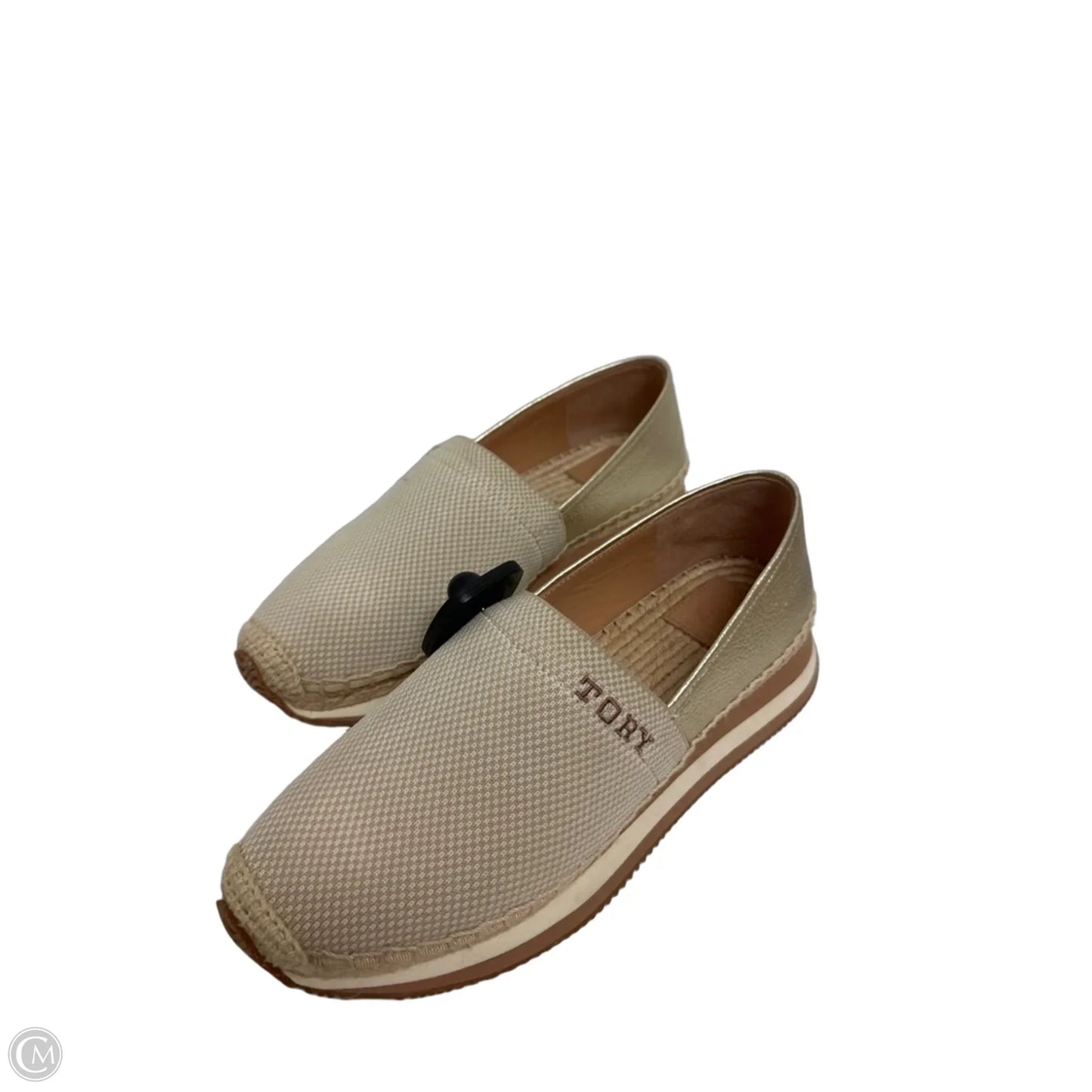 Shoes Designer By Tory Burch In Cream, Size: 9