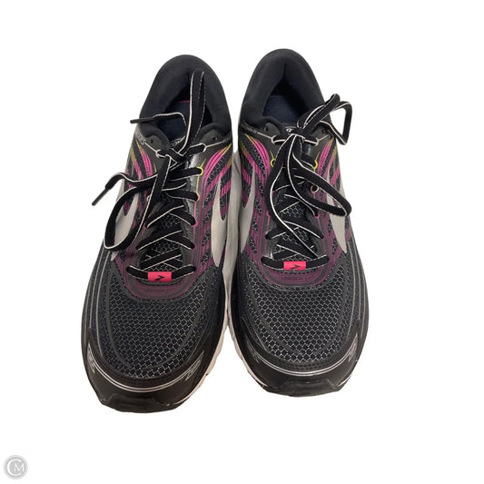 Shoes Athletic By Brooks In Black & Purple, Size: 10