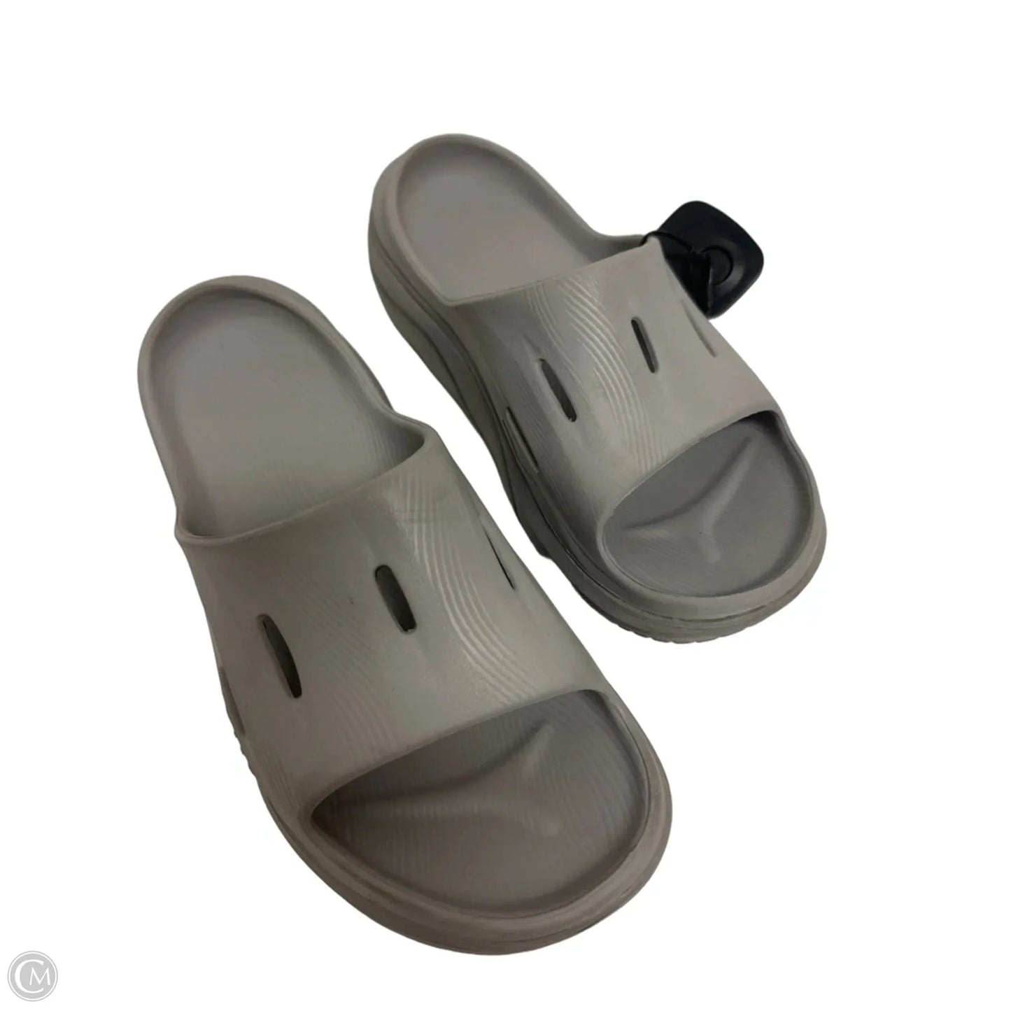 Sandals Flats By Hoka In Grey, Size: 10