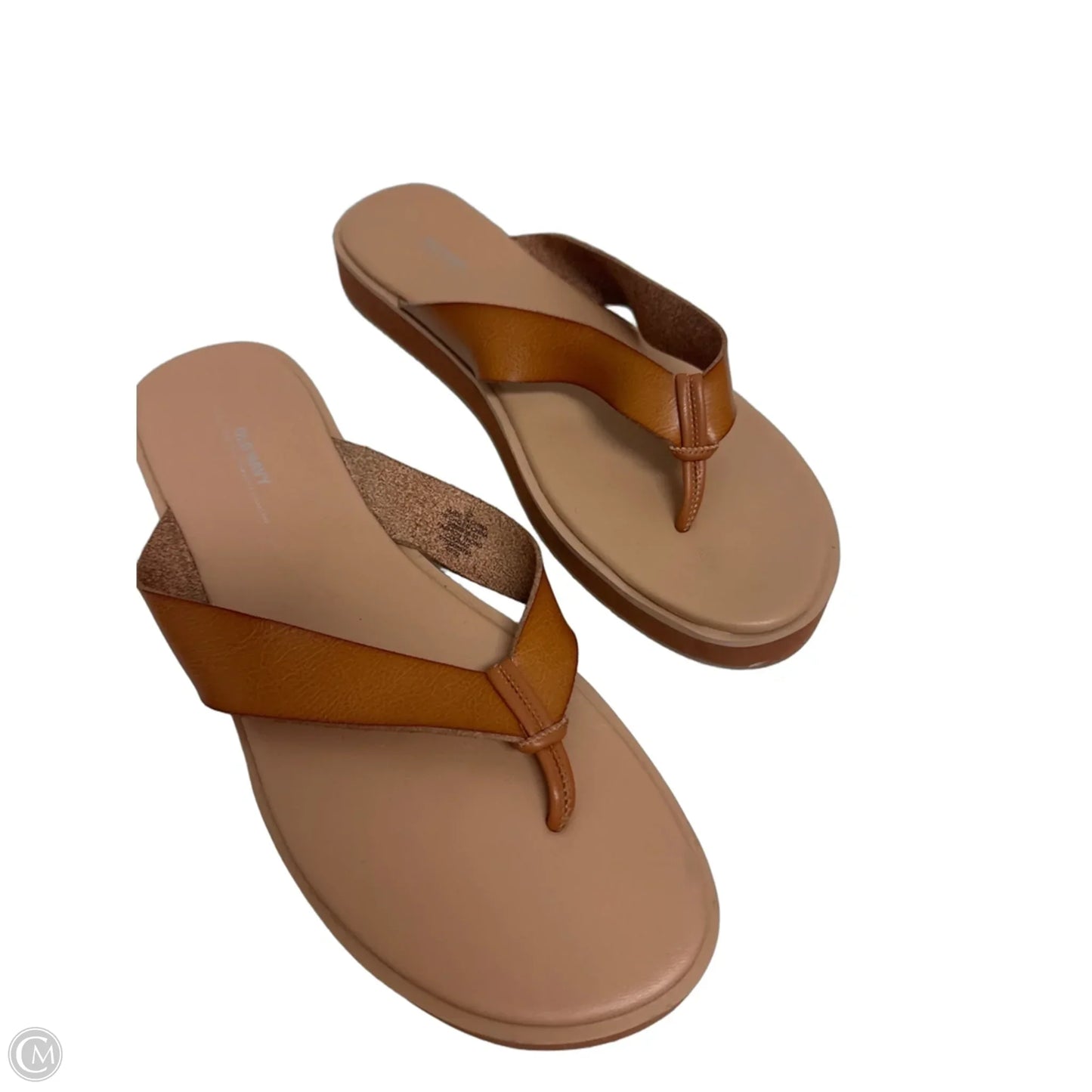 Sandals Flip Flops By Old Navy In Tan, Size: 11