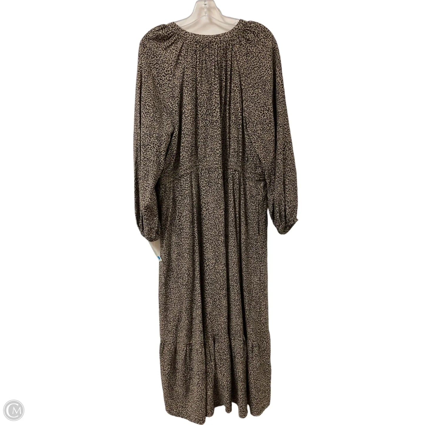 Dress Casual Maxi By A New Day In Animal Print, Size: Xl