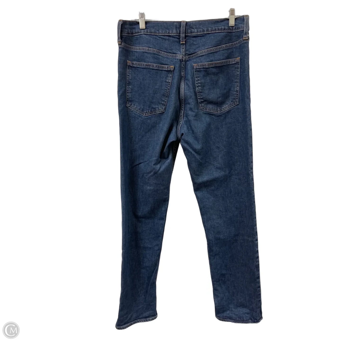 Jeans Straight By Gap In Blue Denim, Size: 12
