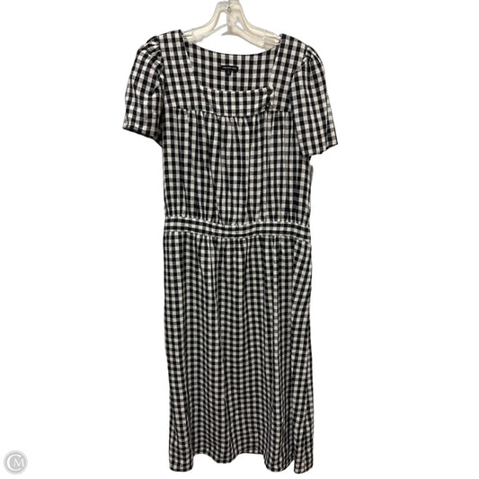 Dress Casual Maxi By Who What Wear In Black & White, Size: L