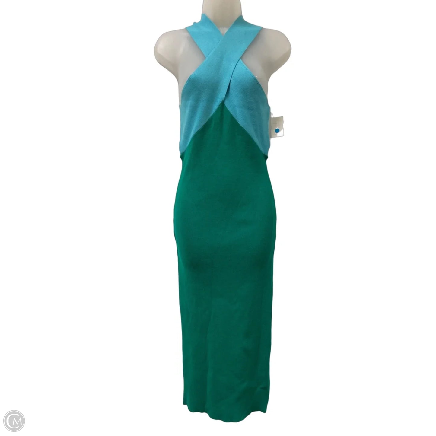 Dress Casual Maxi By Le Superbe In Blue & Green, Size: M