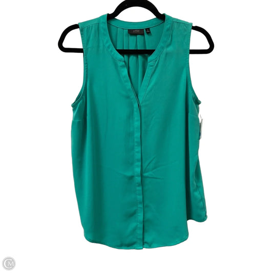 Top Sleeveless By Apt 9 In Green, Size: M