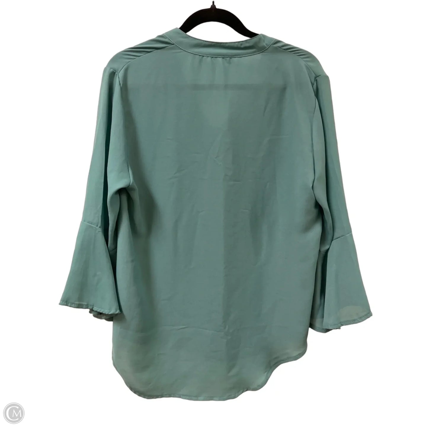 Top Long Sleeve By Clothes Mentor In Green, Size: Xl