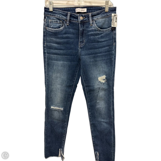 Jeans Skinny By Flying Monkey In Blue Denim, Size: 4