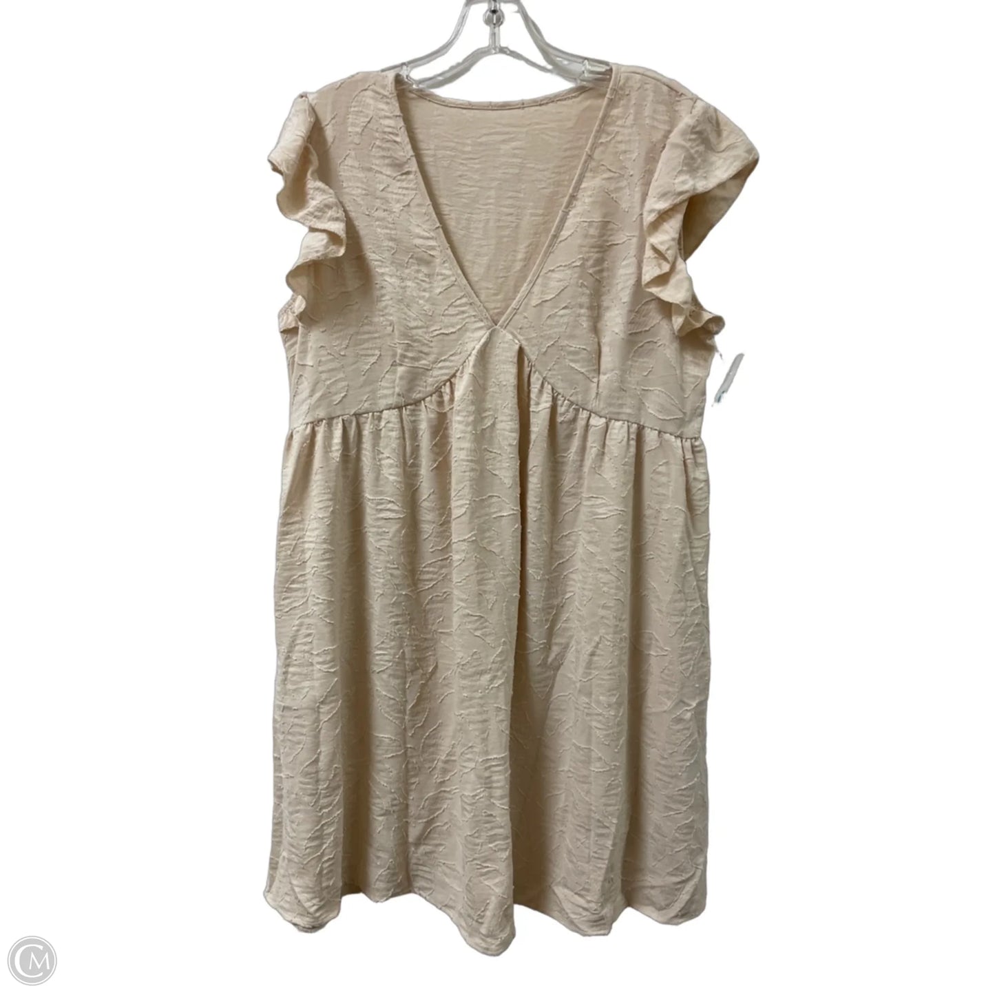 Dress Casual Short By Shein In Cream, Size: M