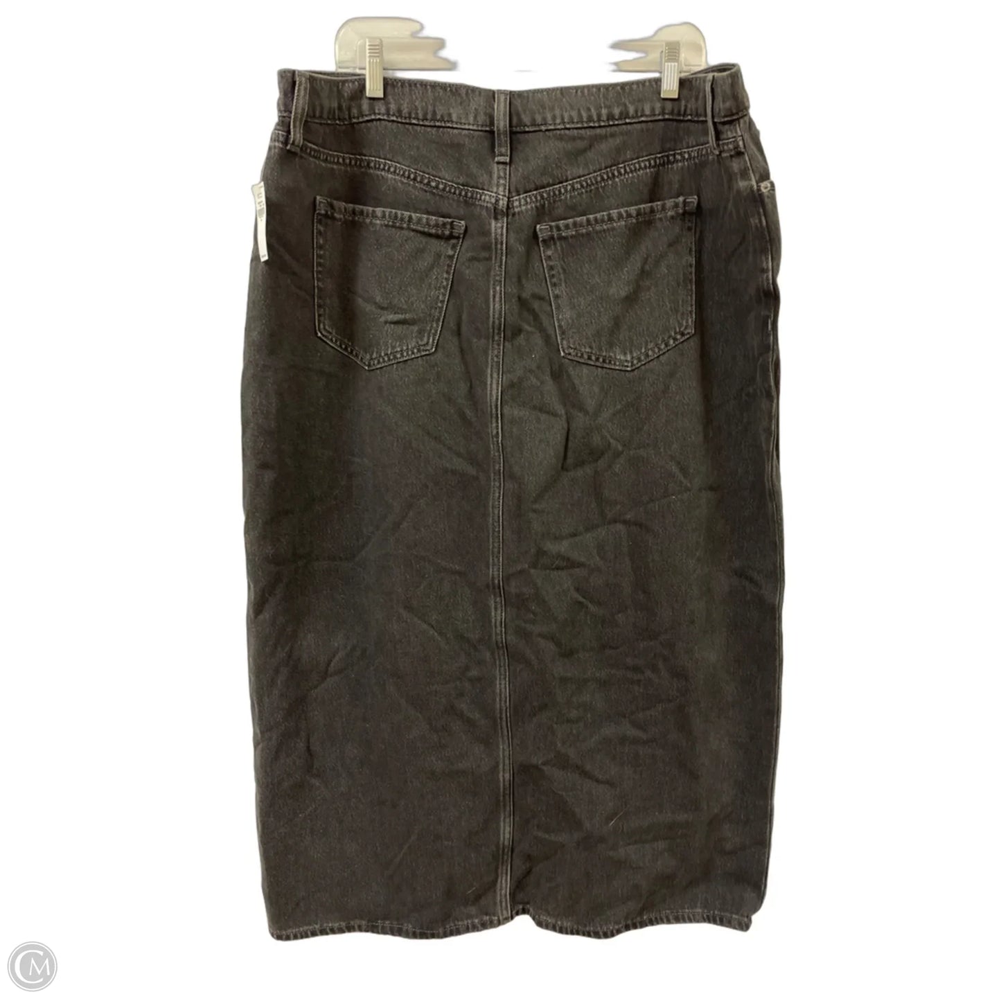 Skirt Midi By Old Navy In Grey Denim, Size: 16