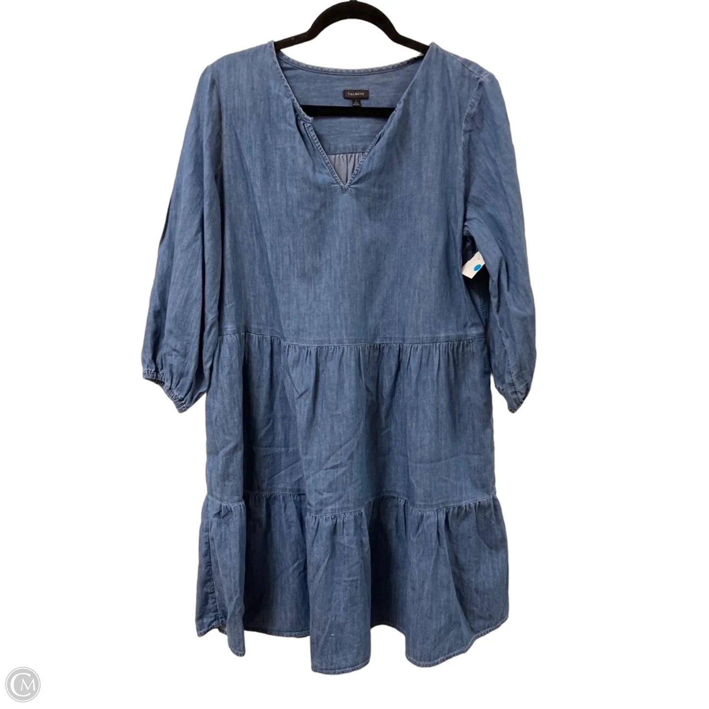Dress Casual Short By Talbots In Blue Denim, Size: L