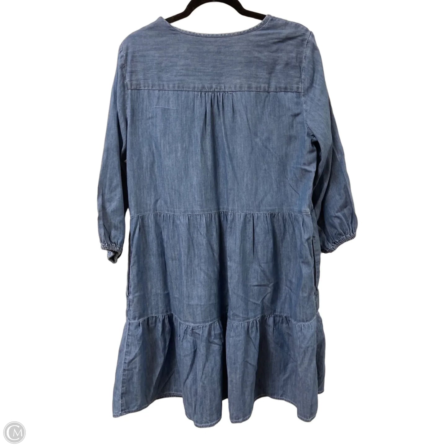 Dress Casual Short By Talbots In Blue Denim, Size: L