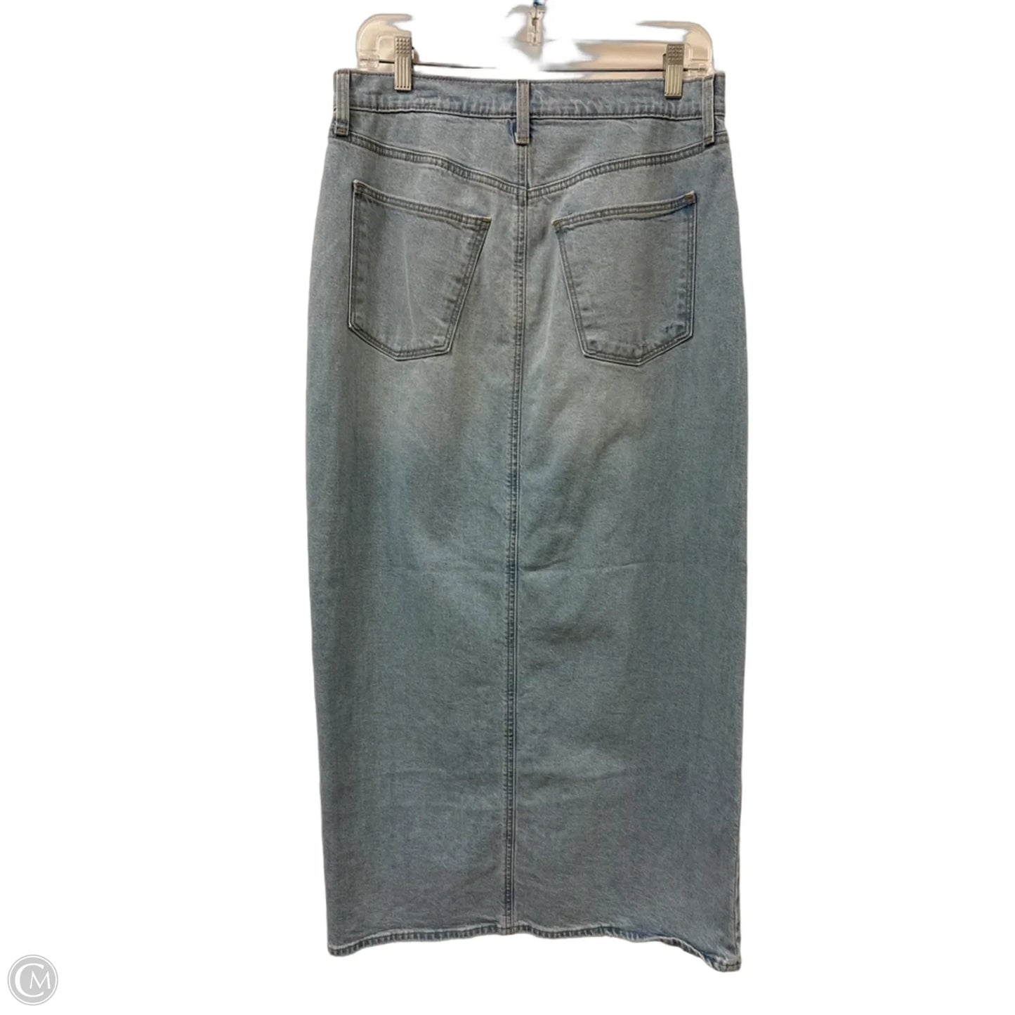 Skirt Midi By Universal Thread In Blue Denim, Size: 10