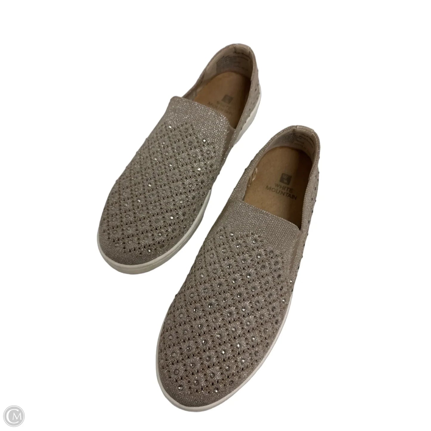 Shoes Flats By White Mountain In Gold, Size: 8