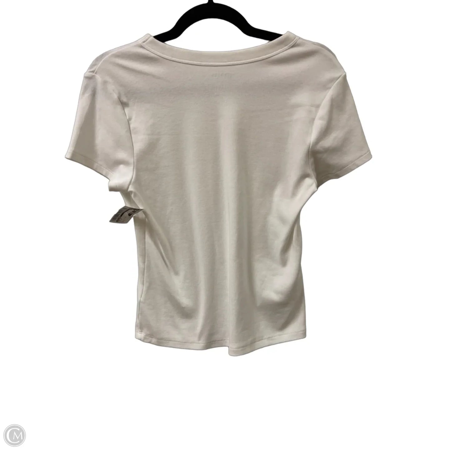 Top Short Sleeve By Old Navy In White, Size: L