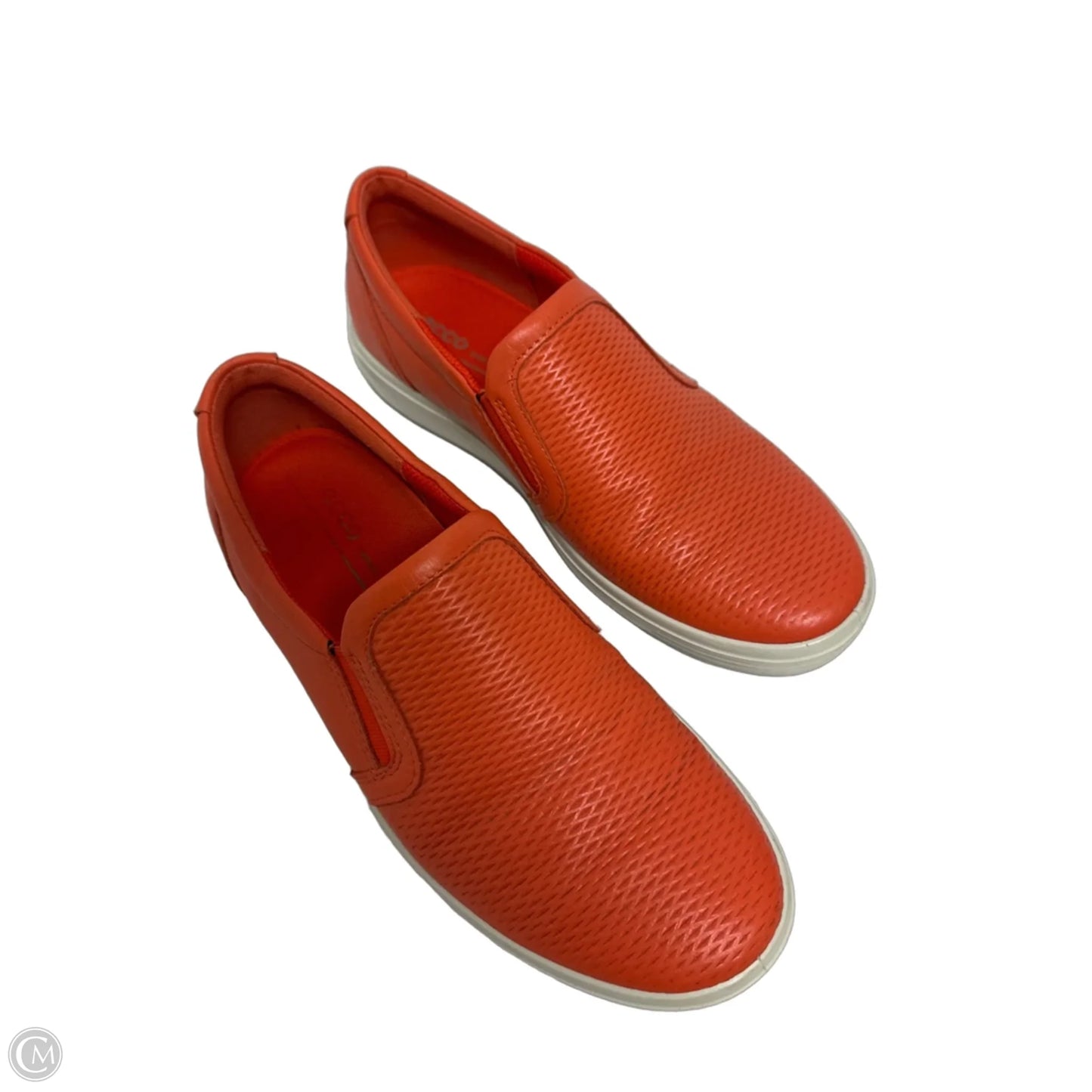 Shoes Flats By Ecco In Orange, Size: 6