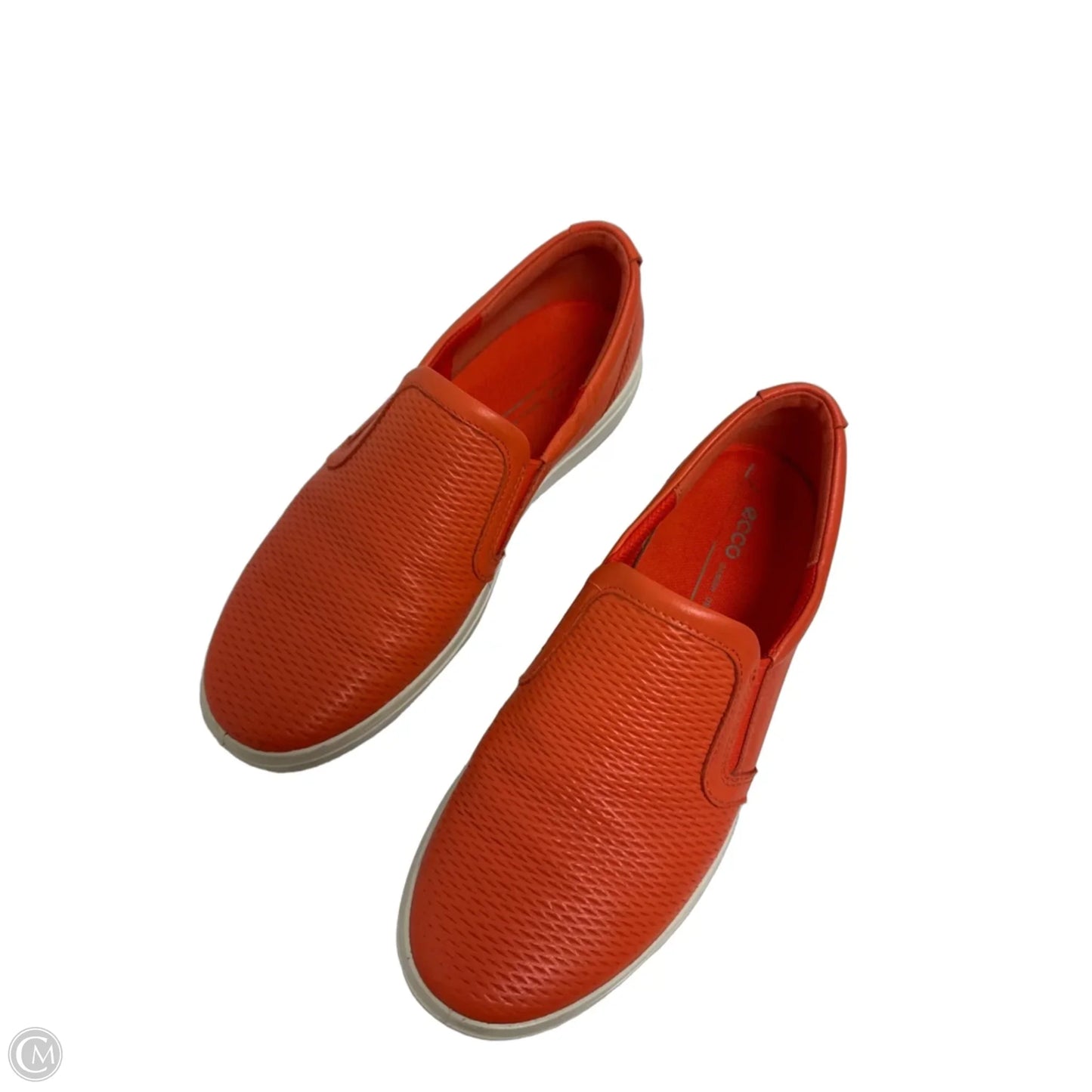 Shoes Flats By Ecco In Orange, Size: 6