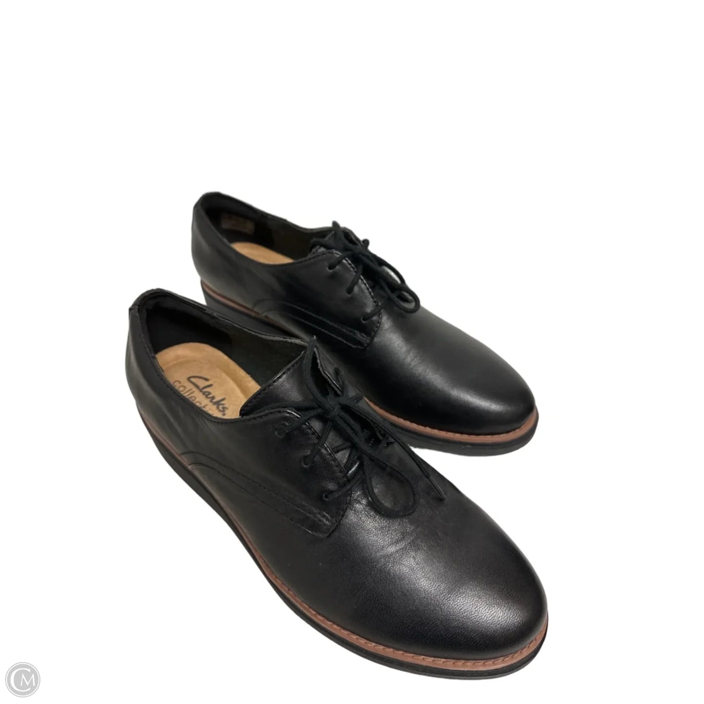 Shoes Flats By Clarks In Black, Size: 7
