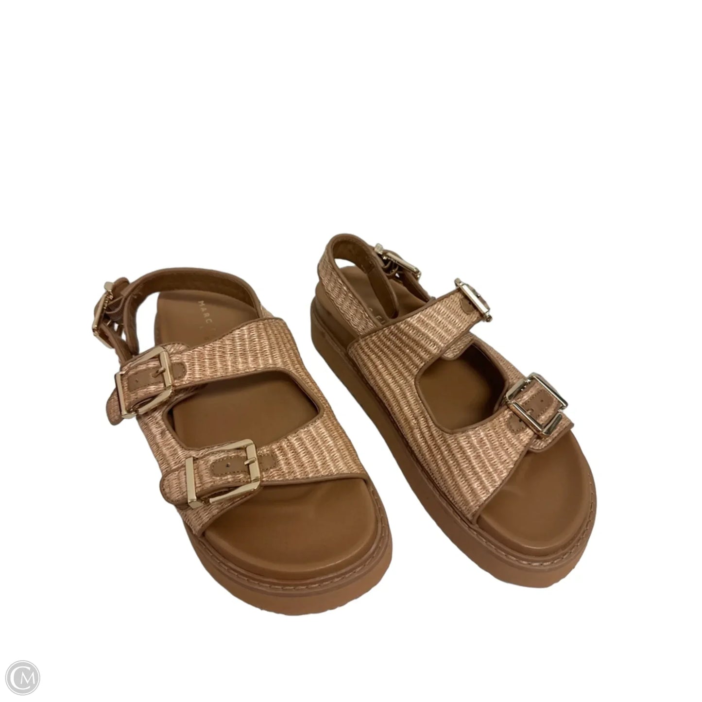 Sandals Flats By Marc Fisher In Camouflage Print, Size: 8.5