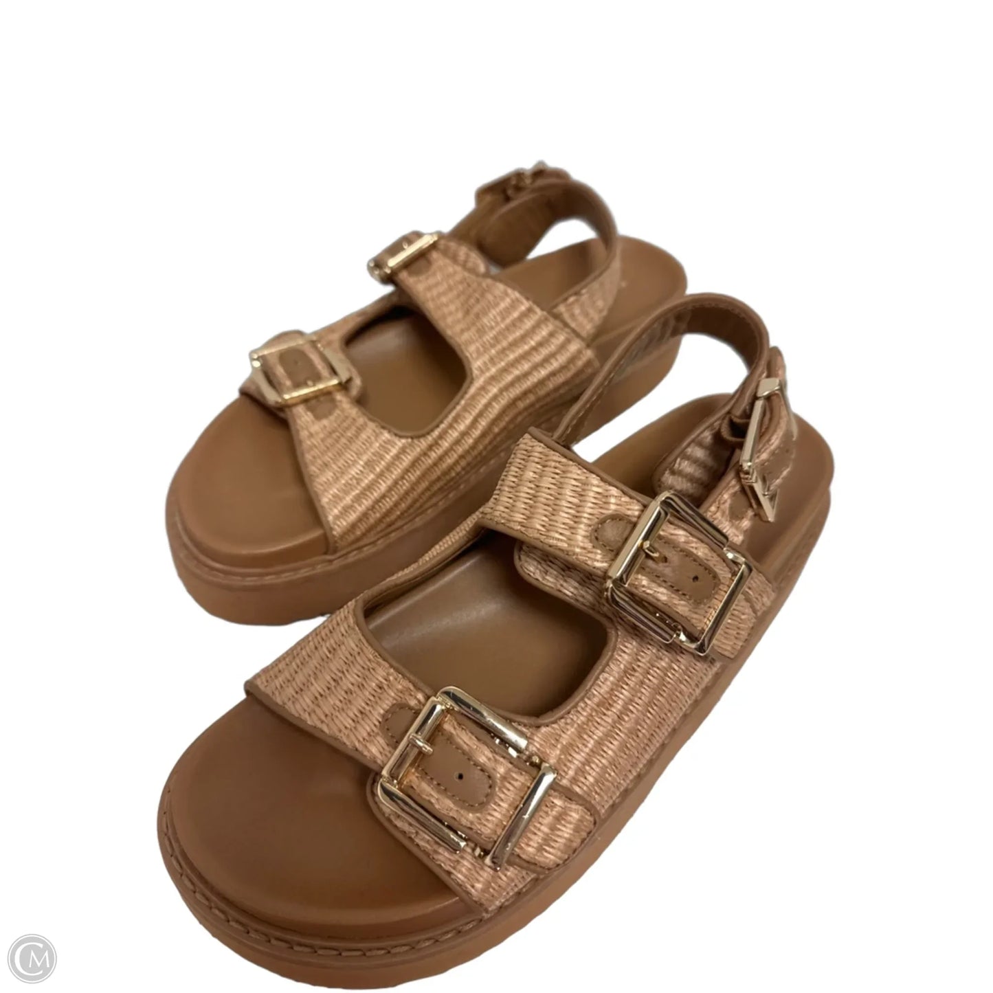 Sandals Flats By Marc Fisher In Camouflage Print, Size: 8.5