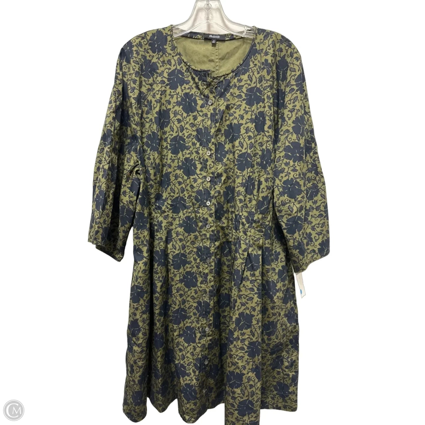 Dress Casual Short By Madewell In Black & Green, Size: 3x