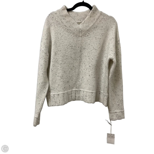 Sweater By Jessica Simpson In Grey & White, Size: S