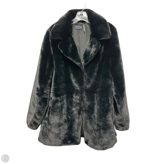 Coat Faux Fur & Sherpa By Cma In Black, Size: M