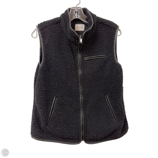 Vest Faux Fur & Sherpa By 7diamonds In Black, Size: M