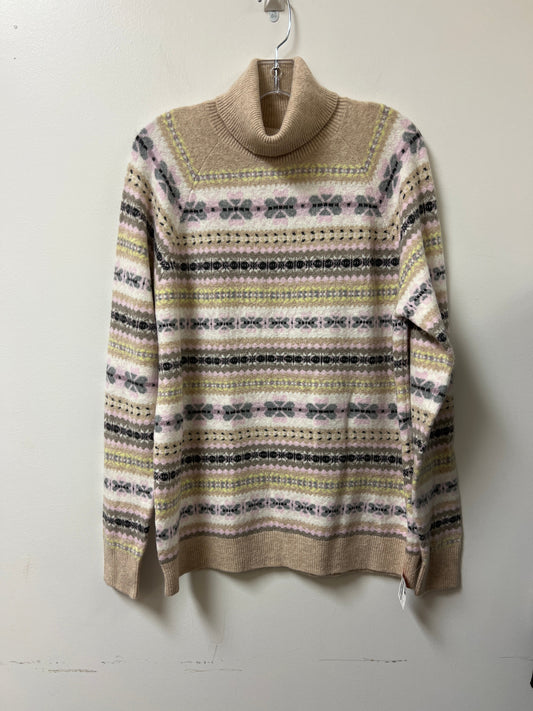 Sweater By Loft In Cream, Size: L