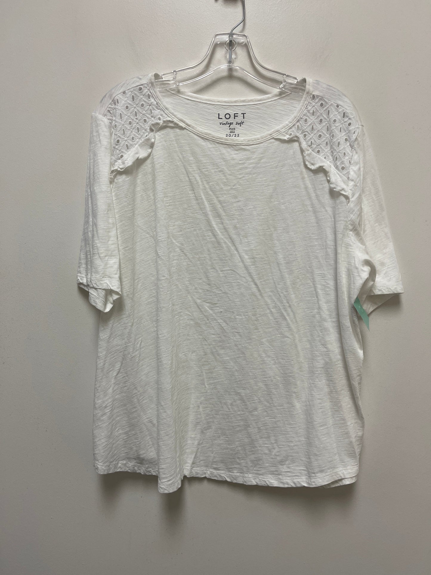 Top Short Sleeve By Loft  Size: 3x