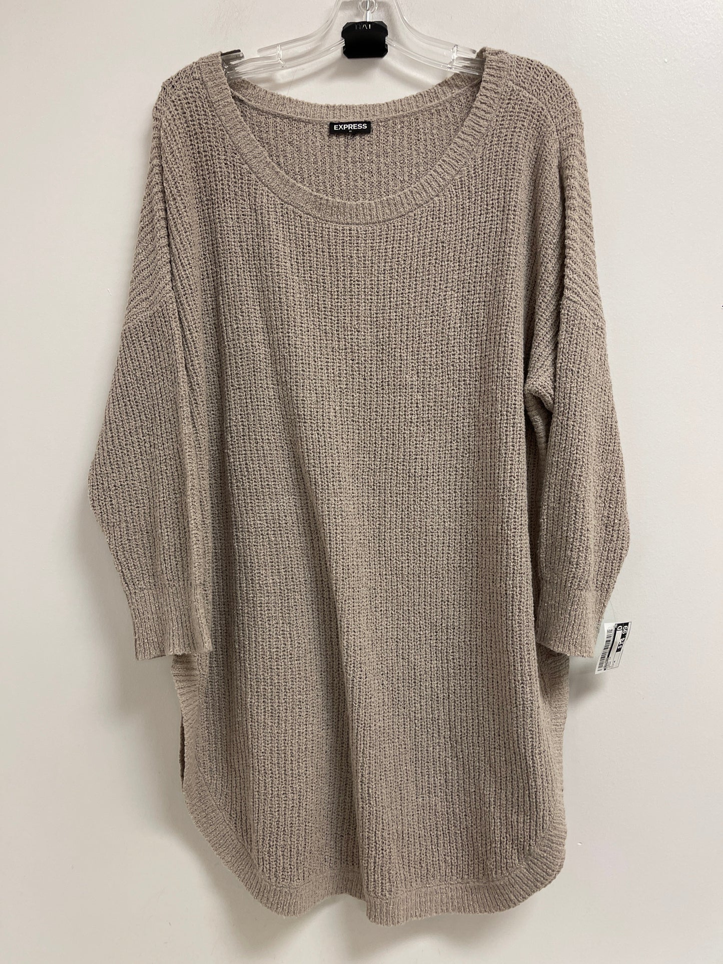 Tunic Long Sleeve By Express In Brown, Size: M