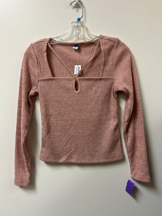 Top Long Sleeve By Old Navy In Pink, Size: Xs