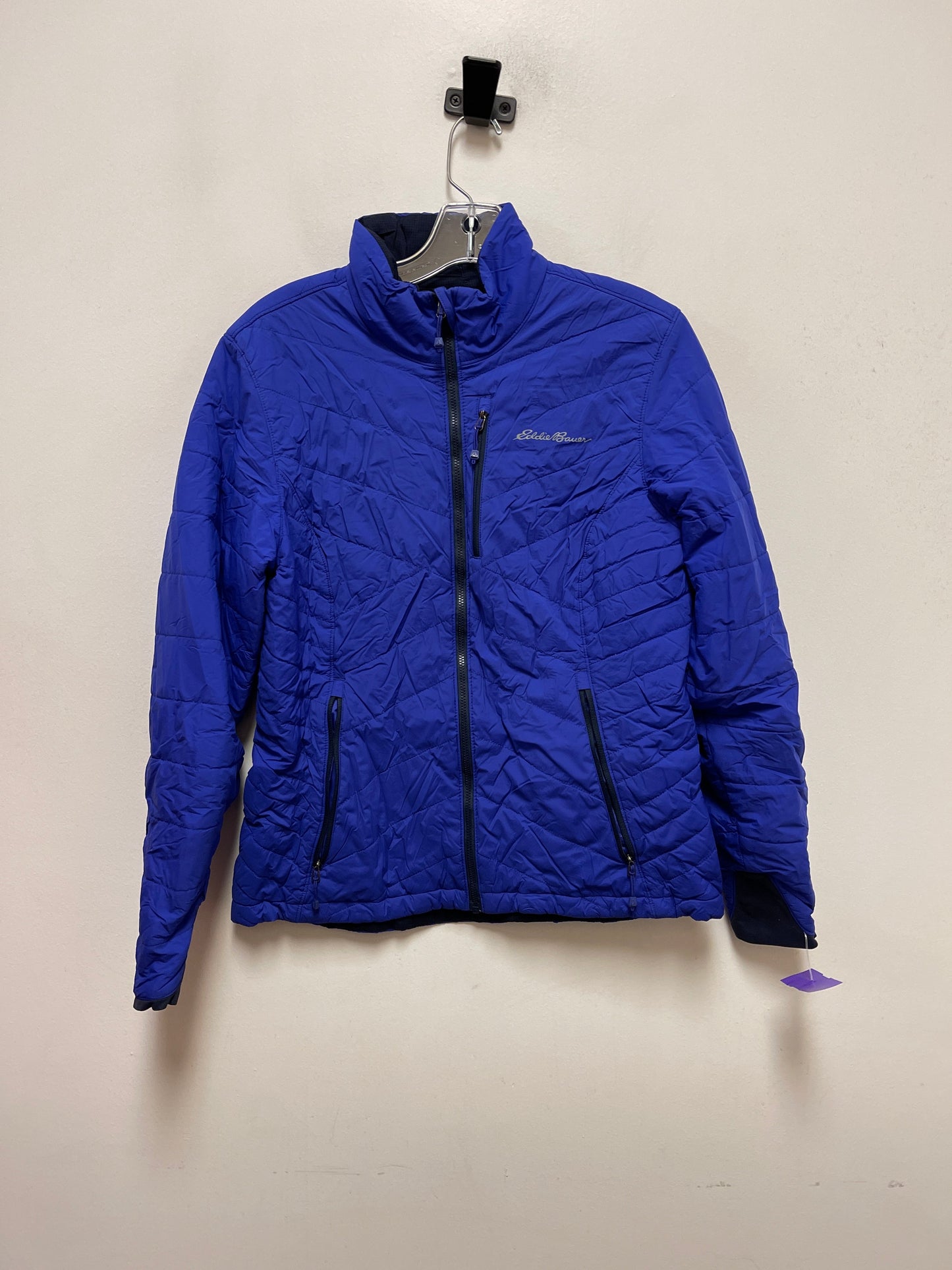 Jacket Puffer & Quilted By Eddie Bauer In Purple, Size: S