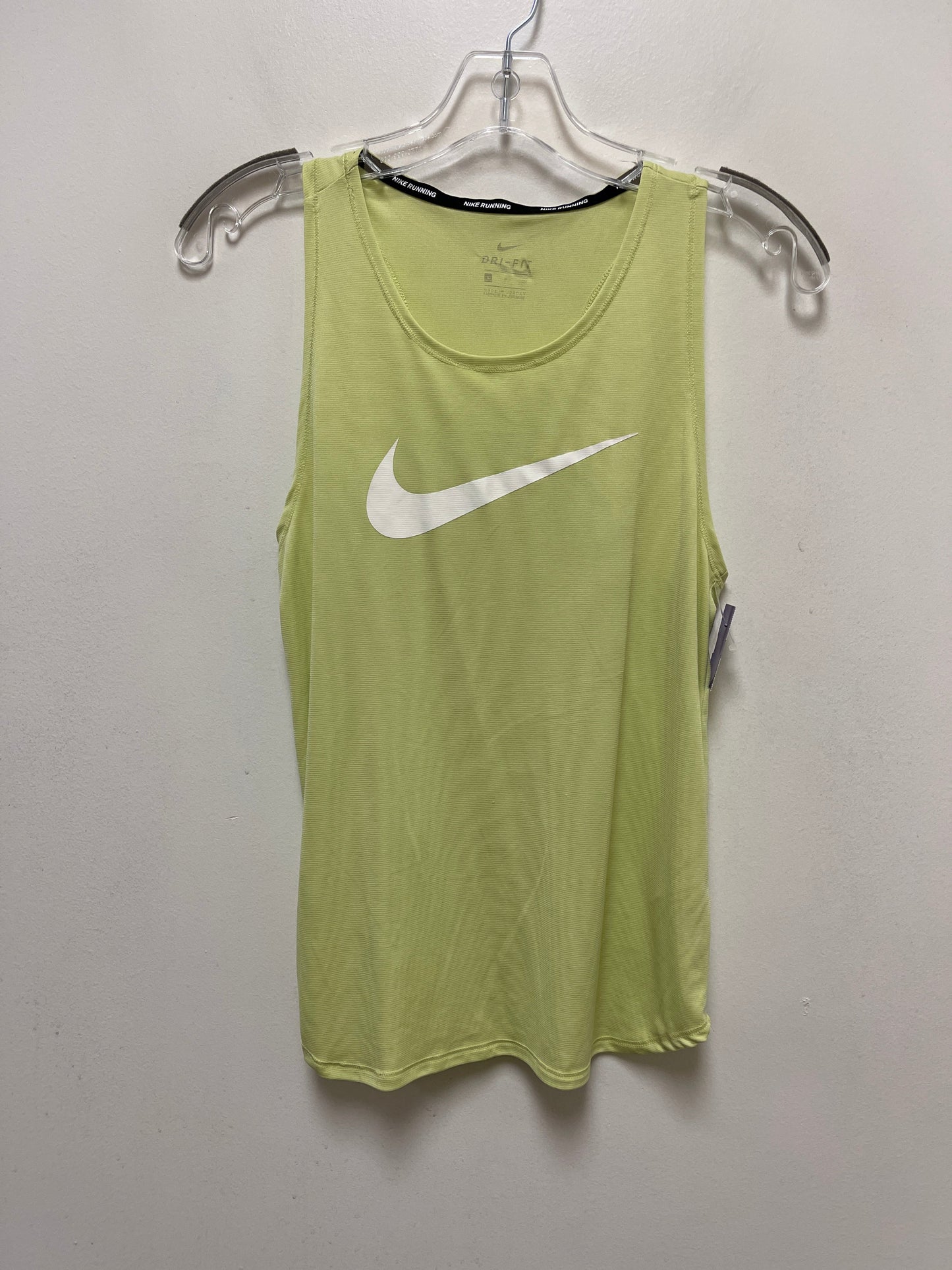 Yellow Athletic Tank Top Nike Apparel, Size S