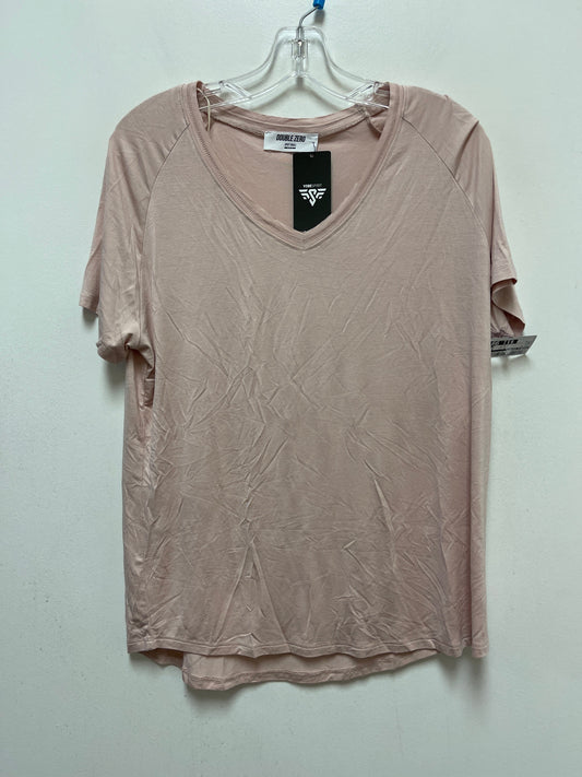 Pink Top Short Sleeve Double Zero, Size S