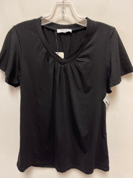 Black Top Short Sleeve Clothes Mentor, Size M