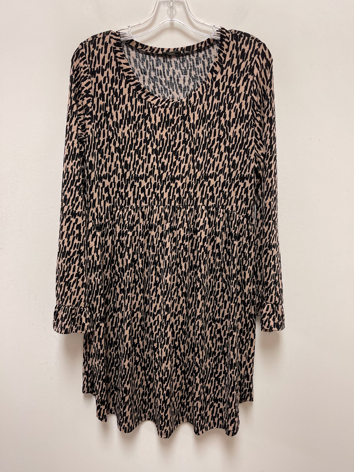 Animal Print Dress Casual Short Jodifl, Size M