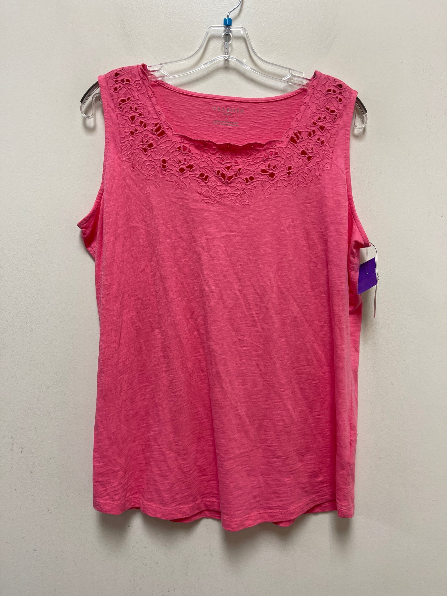 Pink Top Sleeveless Talbots, Size Xl