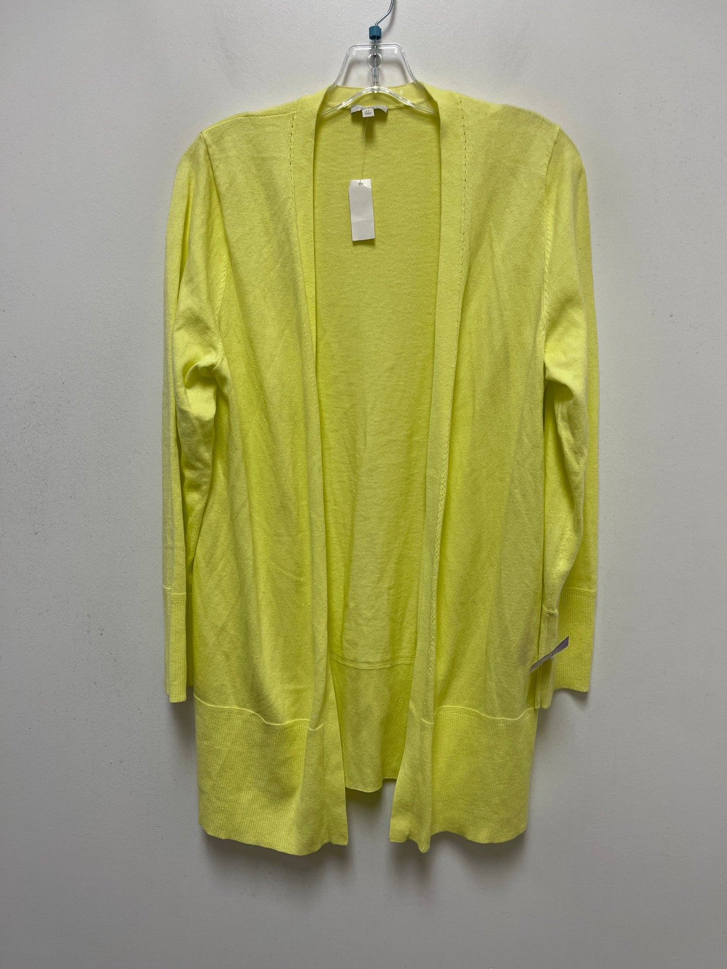 Yellow Cardigan Talbots, Size L