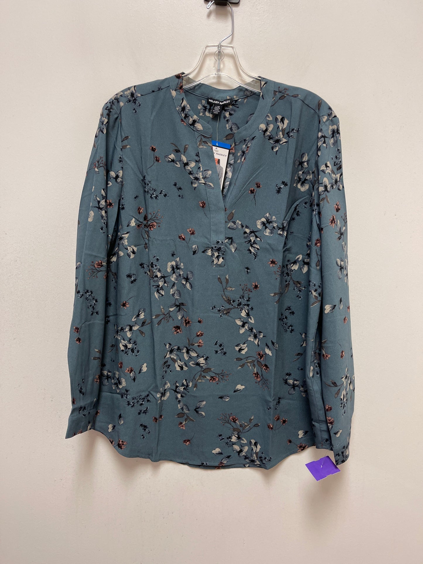 Grey Top Long Sleeve Hilary Radley, Size L