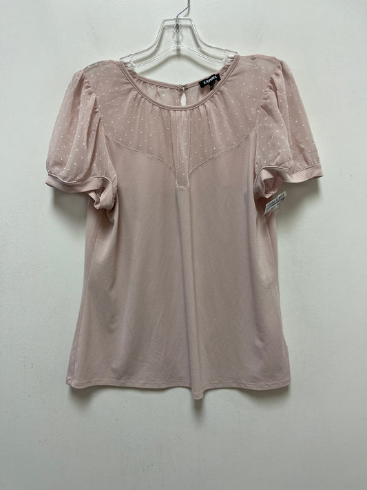 Pink Top Short Sleeve Express, Size Xl