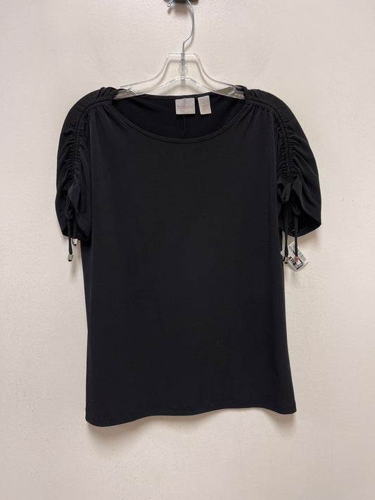 Black Top Short Sleeve Chicos, Size M